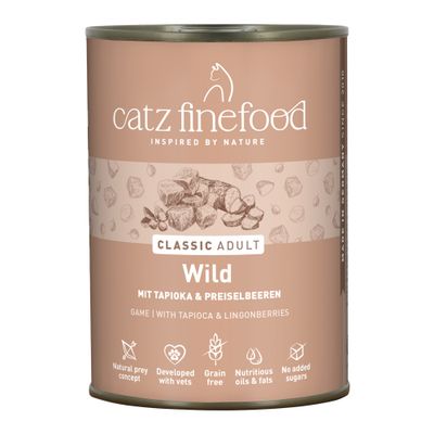 12 x 400 g catz finefood la pachet economic Vânat