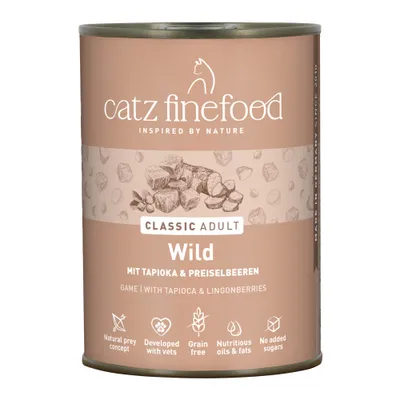 12 x 400 g catz finefood la pachet economic - Vânat 12 x 400 g catz finefood la pachet economic - Vânat