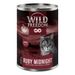 Wild Freedom Adult "Red" 6 x 400 g umido senza cereali per gatto Ruby Midnight - Maiale, Manzo & Coniglio