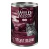 Wild Freedom Adult "Red" 6 x 400 g umido senza cereali per gatto Velvet Gloom - Maiale, Tacchino & Trota