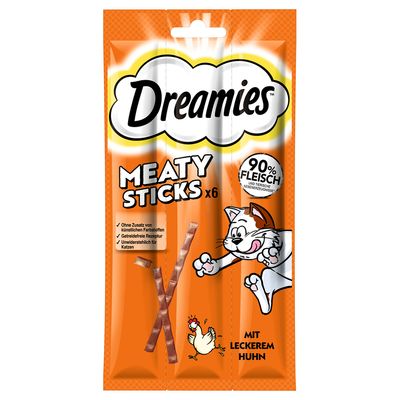 Dreamies Meaty Sticks kuracie mäso (6 x 5 g)