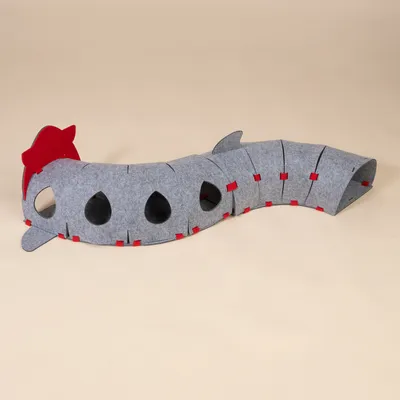 TIAKI Shark Cat Tunnel - 100 x 23 x 21 cm (L x W x H)