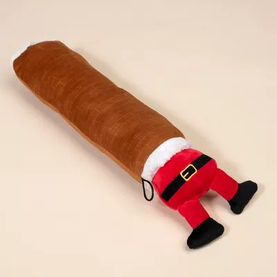 TIAKI hračka pro psy Santa v komíně - cca 48 x 11 x 8 cm