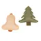 TIAKI Katzenspielzeugset Weihnachtsbaum & Glöckchen 2er Set