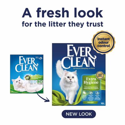 Ever Clean® Extra Strong Clumping Cat Litter - Scented - Economy Pack: 2 x 10l