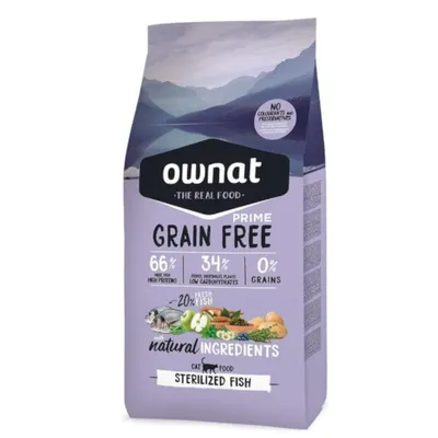 Ownat Cat Grain Free Prime Sterilised Fisch - 3 kg Ownat Cat Grain Free Prime Sterilised Fisch - 3 kg
