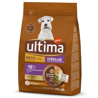 Ultima Dog Mini Sterilised Pollo - 1,35 kg