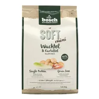Bosch HPC Soft Mini Codorniz y Patata - 3 x 2,5 kg - Pack ahorro