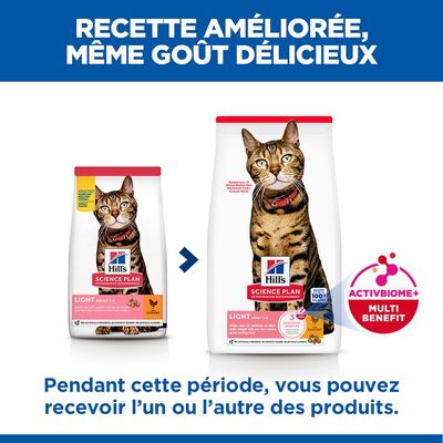 Hill's Science Plan Adult Light poulet pour chat