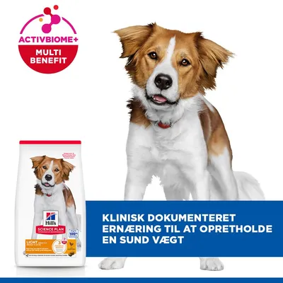 Hill's Science Plan Adult 1-6 Light Medium med kylling - 14 kg