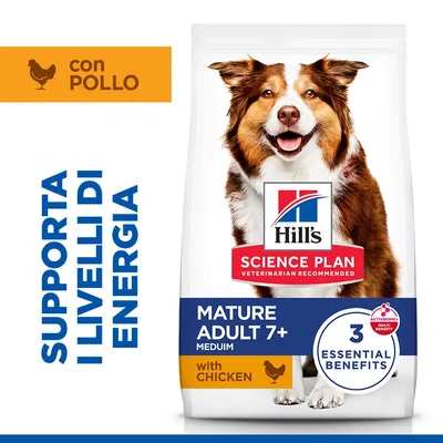 Hill's Science Plan Mature Adult 7+ Medium con Pollo - 14 kg