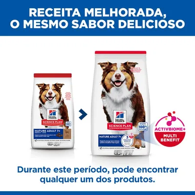 Hill's Science Plan Mature Adult 7+ Medium com cordeiro e arroz - 14 kg