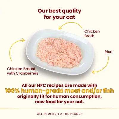 Almo Nature HFC Urinary Help 6 x 50g - cat wet food - Chicken Fillet with Cranberries