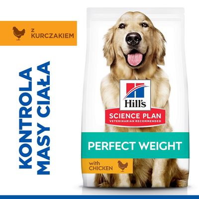 Hill's Science Plan Perfect Weight Adult 1+ Large, kurczak
