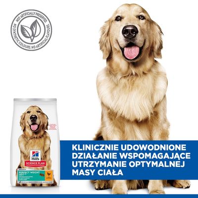 Hill's Science Plan Perfect Weight Adult 1+ Large, kurczak