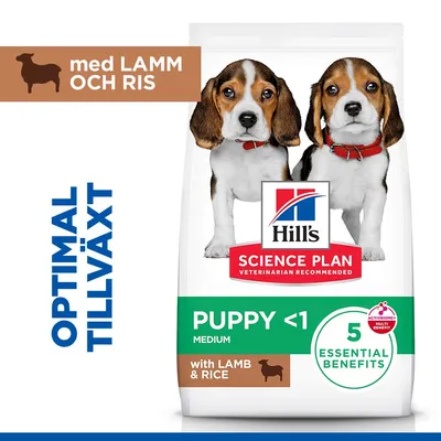 Hill's Science Plan Puppy <1 Medium Lamb & Rice - 14 kg