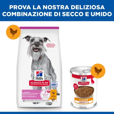Hill's Science Plan Mature Adult 7+ Small & Mini Light con Pollo - 2,5 kg
