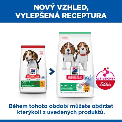 Hill's Science Plan Puppy <1 Medium kuracie - ako doplnok: Puppy kuracie 6 x 370 g