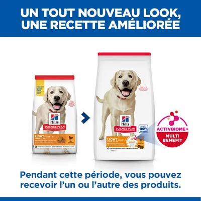 Hill's Science Plan Adult Light Large Breed Poulet - 14 kg