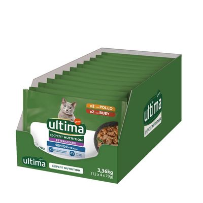 Ultima Cat Expert Nutrition Senior Chicken & Beef
