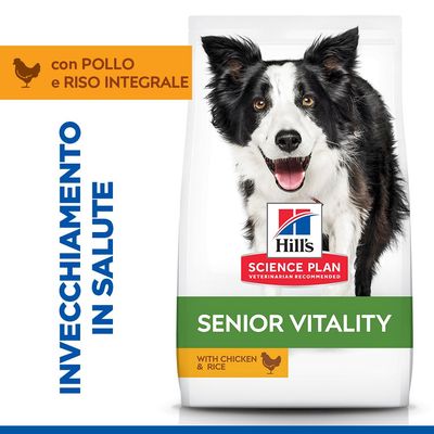 Hill's Science Plan Senior Vitality Mature Adult 7+ Medium con Pollo
