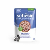 Schesir Complete Nutrition filete en gelatina 24 x 85 g - Pack ahorro - Atún con pescado blanco