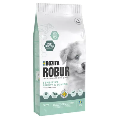 Bozita Robur Sensitive Grain Free Puppy Lamb - without Chicken - Economy Pack: 2 x 12kg