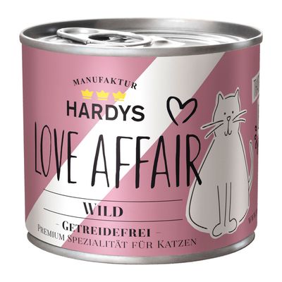 Hardys LOVE AFFAIR 6 x 200 g / 185 g pour chat gibier (6 x 200 g)