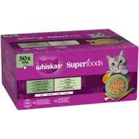 Whiskas 1+ Superfoods Mixed Selection in Jelly - 50 x 50g