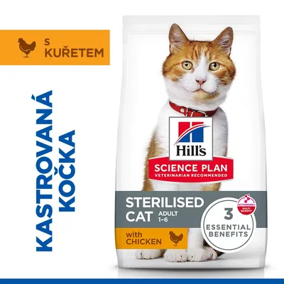 Hill's Science Plan Sterilised Cat Adult 1-6 Chicken - 10 kg