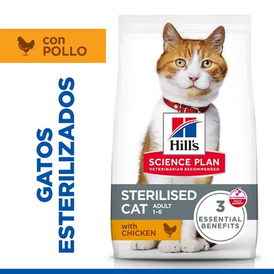 Hill's Science Plan Sterilised Cat Adult 1-6 pollo - 3 kg