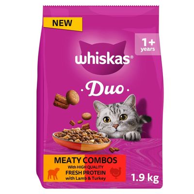 Whiskas Adult Duo with Lamb & Turkey
