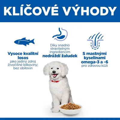 Hill's Science Plan Hypoallergenic Adult Small & Mini s lososom - 1,5 kg