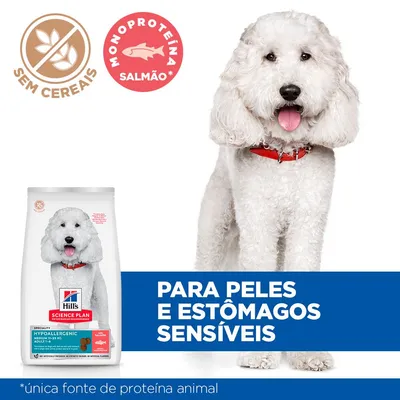 Hill's Science Plan Adult Hypoallergenic Medium com salmão - 2,5 kg