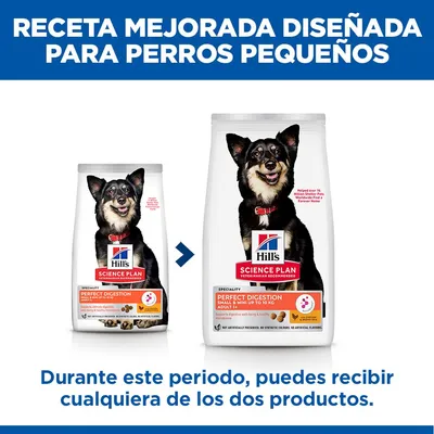 Hill's Science Plan Perfect Digestion Adult 1+ Small & Mini con pollo y arroz integral - 6 kg