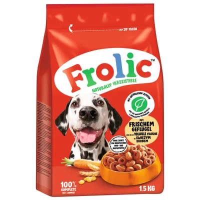 Frolic Geflügel, Gemüse + Reis - 6 kg (4 x 1,5 kg)