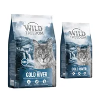 Croquettes Wild Freedom Adult pour chat : 6,5 kg + 2 kg offerts ! - Cold River Saumon