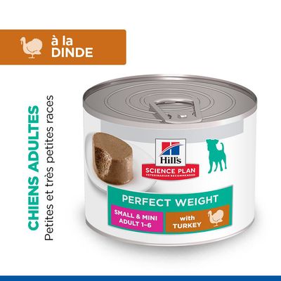 Hill’s Science Plan Perfect Weight Adult Small Mini Mousse