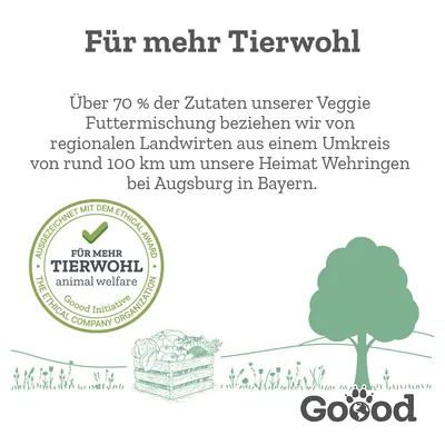 Goood Adult Veggie Erbse mit Spinat & Sanddorn - 1,8 kg