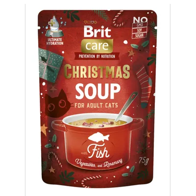 Brit Care Cat Soupe de Noël - 15 x 75 g Brit Care Cat Soupe de Noël - 15 x 75 g