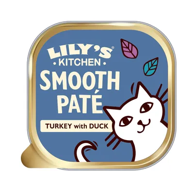 Lily's Kitchen Smooth Paté Selection für Katzen 19 x 85 g - Truthahn & Ente