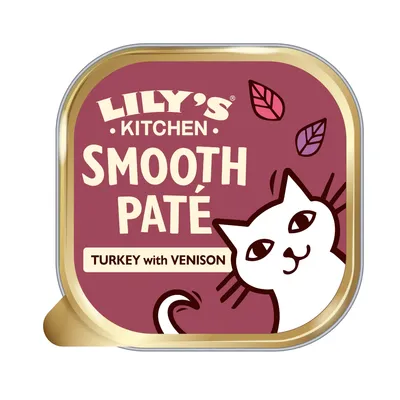 Lily's Kitchen Smooth Paté Selection für Katzen 19 x 85 g - Truthahn & Hirsch