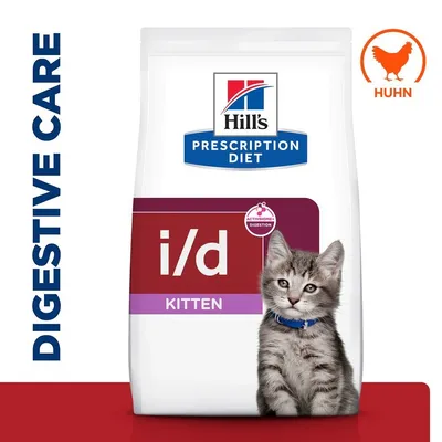Hill's Prescription Diet i/d Digestive Care Kitten с пиле - 2 x 3 кг