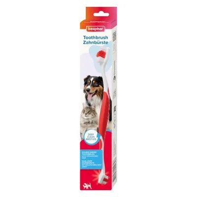 beaphar Set de cuidado dental para cachorros - Set: Cepillo + cepillo de dedo + pasta dental para cachorros