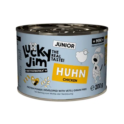 Lucky Jim MINI Junior 6 x 200 g – Kylling