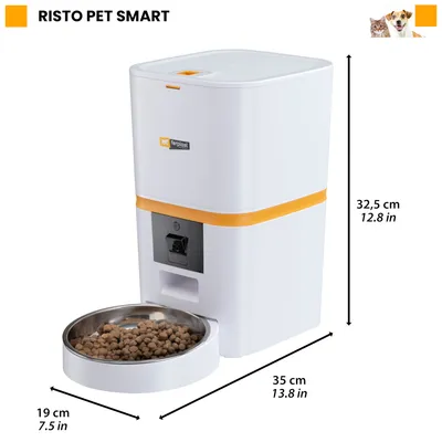 Ferplast voederautomaat Risto Pet Smart - tot 6 liter droogvoer