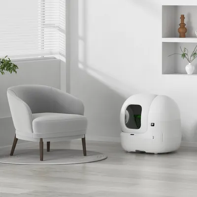 Petkit Maison de toilette autonettoyante Purobot Max Pro - accessoires : litière mixte avec test de sang occulte (2,4 kg)