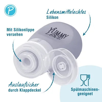 Petlando Futtertube Yummy Love, grau