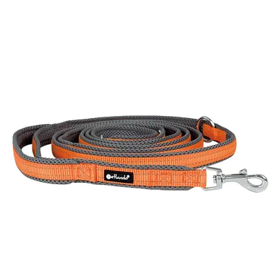 Petlando Outdoor 3 м повод, оранжев - размер М: 300 см Д, 20 мм Ш