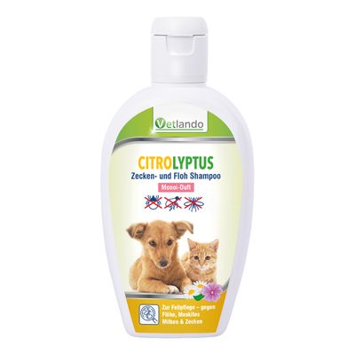 Vetlando Citrolyptus Zecken- & Floh-Shampoo Monoi-Duft 250 ml